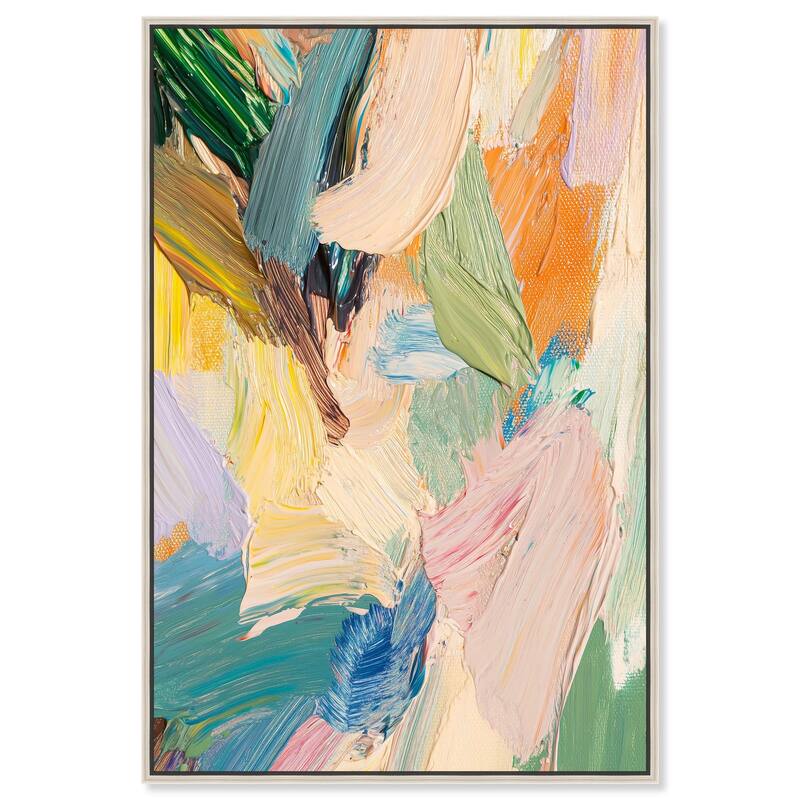 Chromatic Surge I Canvas by Art Remedy - Silver - 20" x 30"