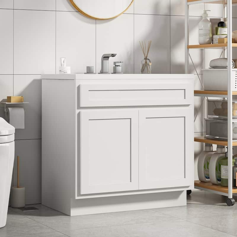 Vanity Art 36 Inch Single Sink Bathroom Vanity Cabinet