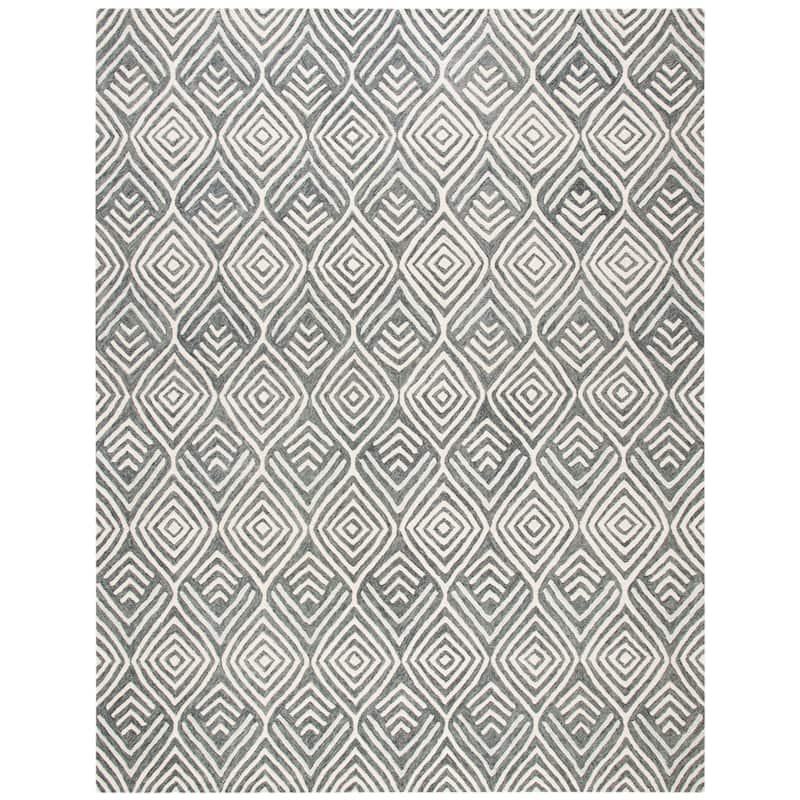 SAFAVIEH Handmade Blossom Atiye Modern Floral Wool Rug