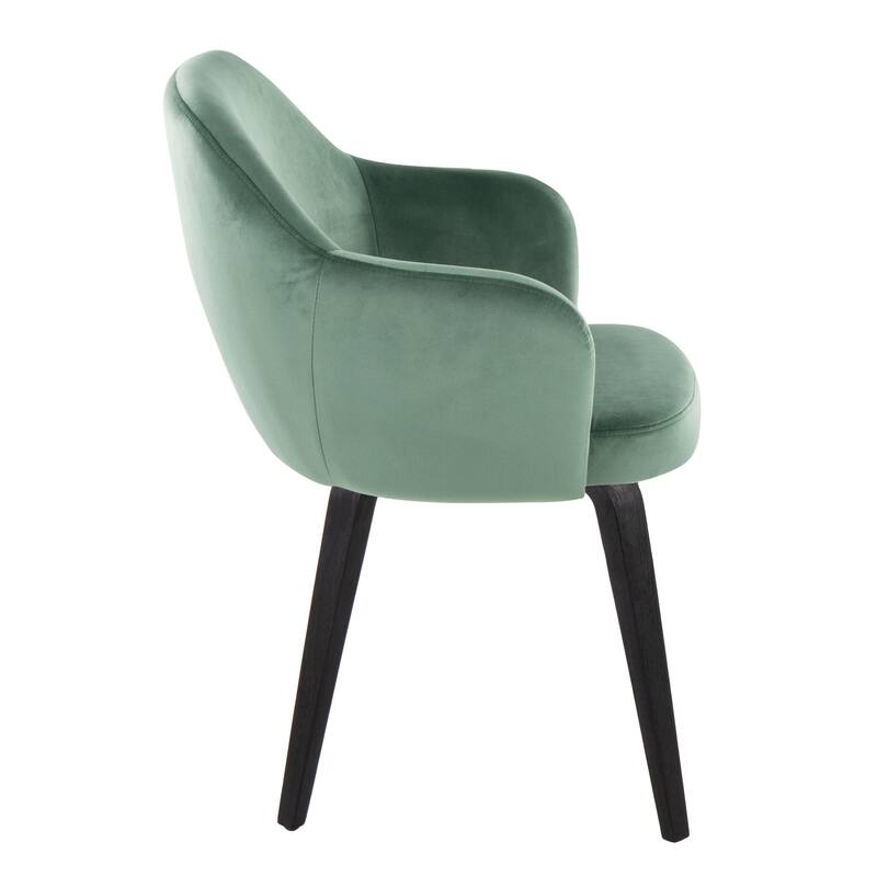 Porch & Den Beckett Dining Chair with Bent Wood Legs (Set of 2)