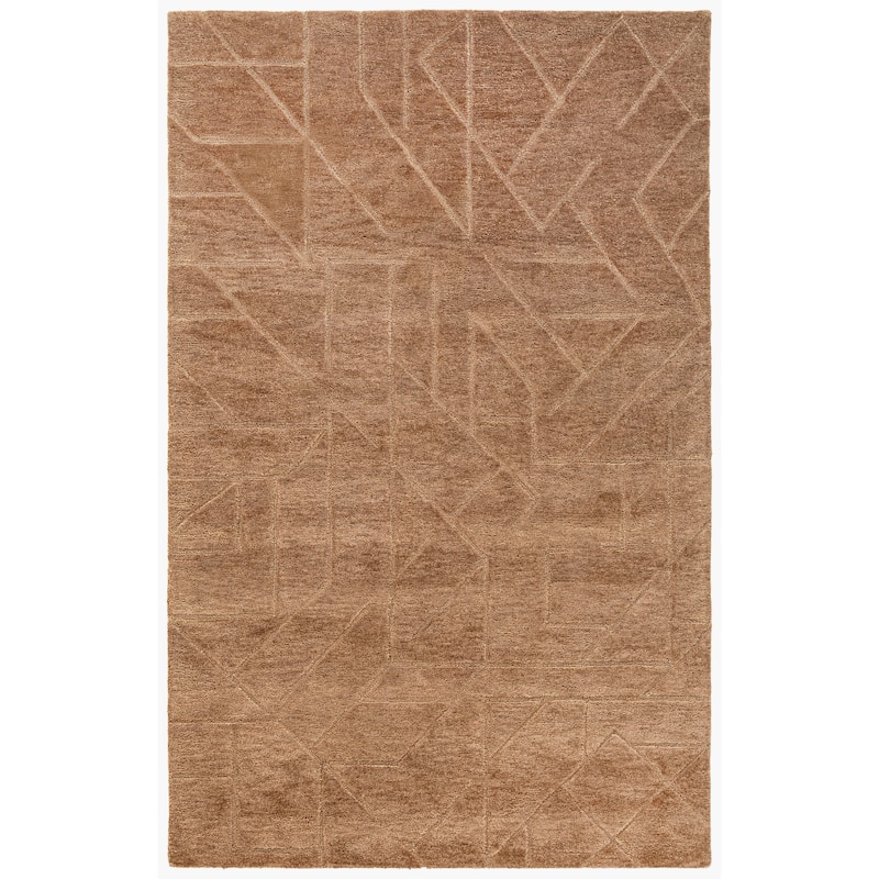 Terra by Obeetee Quartz Relief Rug - 2'x3' - Straw Stripe
