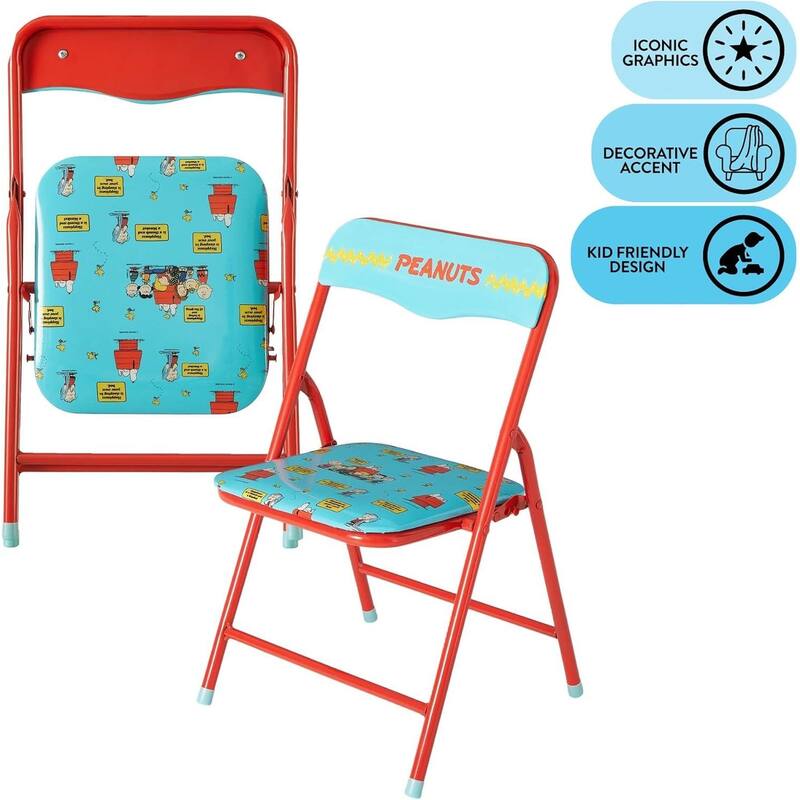 Peanuts 3 Piece Kids Activity Table and Chair Set