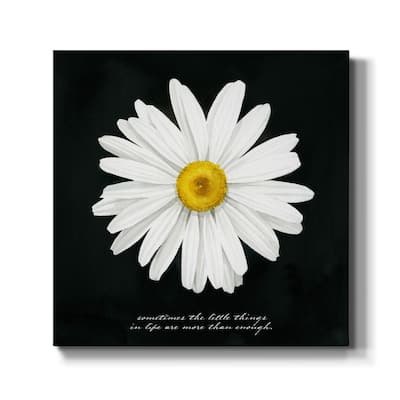 Delicate Daisy I-Premium Gallery Wrapped Canvas - Ready to Hang