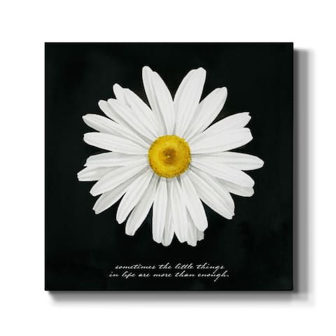 Delicate Daisy I-Premium Gallery Wrapped Canvas - Ready to Hang
