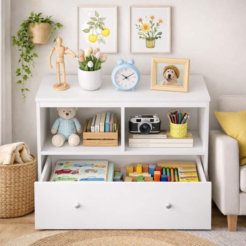 Kids Toy Storage Organizer with Large Drawer