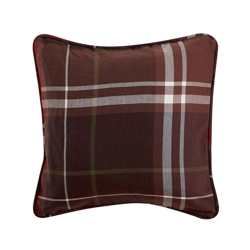 Paseo Road by Hiend Accents Jackson Plaid Euro Sham, 27" x 27", 1PC