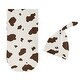 preview thumbnail 2 of 4, Wild West Cow Print Baby Cocoon and Beanie Hat Sleep Sack 2pc Set Brown and Cream Gender Neutral Western Southern Country Animal