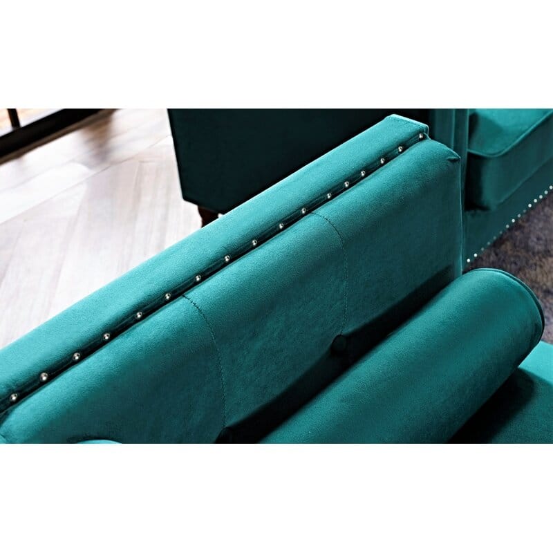 Kittleson 83'' Velvet Square Arm Sofa