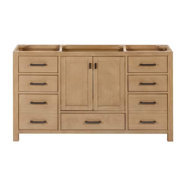 slide 2 of 29, Avanity Modero 60 in. Single Bathroom Vanity Cabinet - 60"W x 21"D x 34"H Brushed Oak