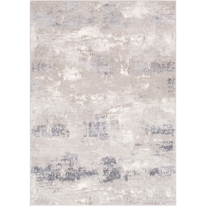 Livabliss Cinza Abstract Industrial Area Rug