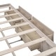 preview thumbnail 42 of 52, Platform Bed with 6 Storage Drawers, Wooden Bedframe, Full/Queen Size