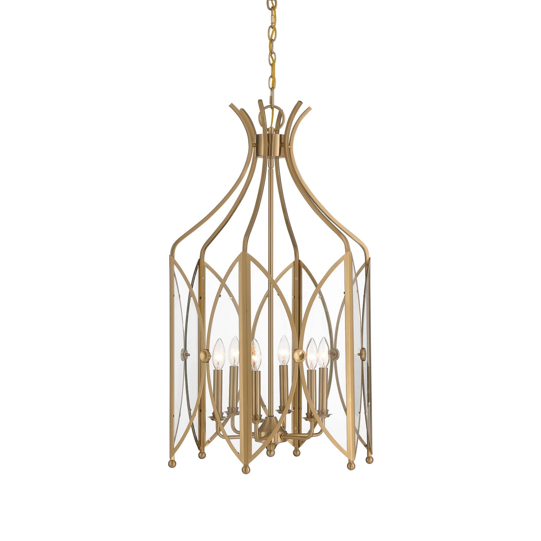 Savoy House 3-6802-6 Enclave 6 Light 21" Wide Taper Candle Pendant