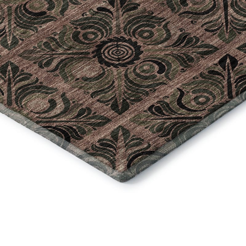 Premium Washable Super Soft Mosaic Panel Mayfield Rug