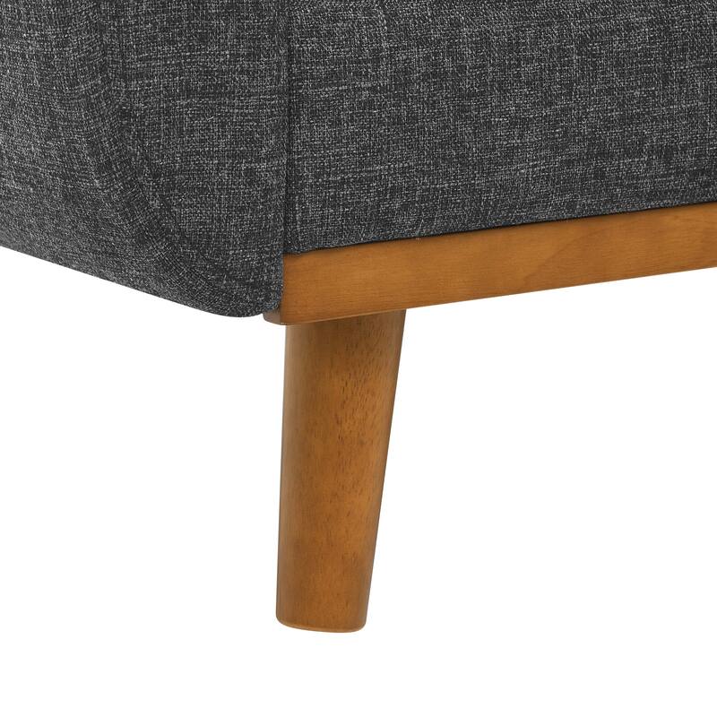 Anmytek Mid-Century Modern 67.7" Wide Tufted Upholstered Loveseat Sofa