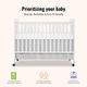 preview thumbnail 4 of 6, Dream On Me, Carson Classic 3 in 1 Convertible Crib
