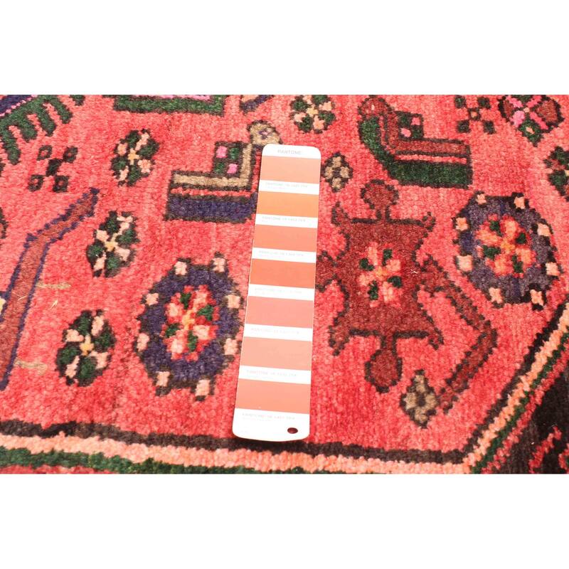 ECARPETGALLERY Hand-knotted Andelz Red Wool Rug - 4'4 x 6'11