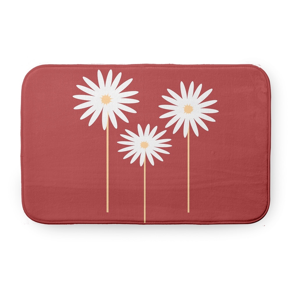 Floral Print Bathmat