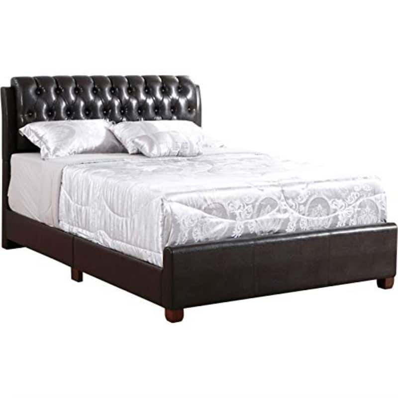 Dark Brown Full Bed with Contemporary Style, Rich Finish and Durable Build for Master Bedrooms or Guest Spaces