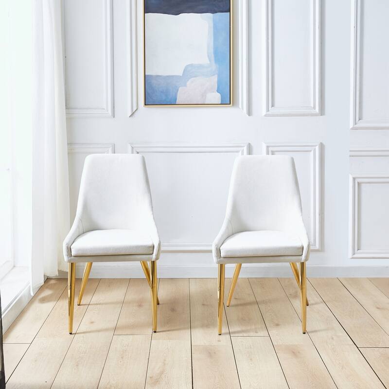 Fabric Dining Chairs Set of 2