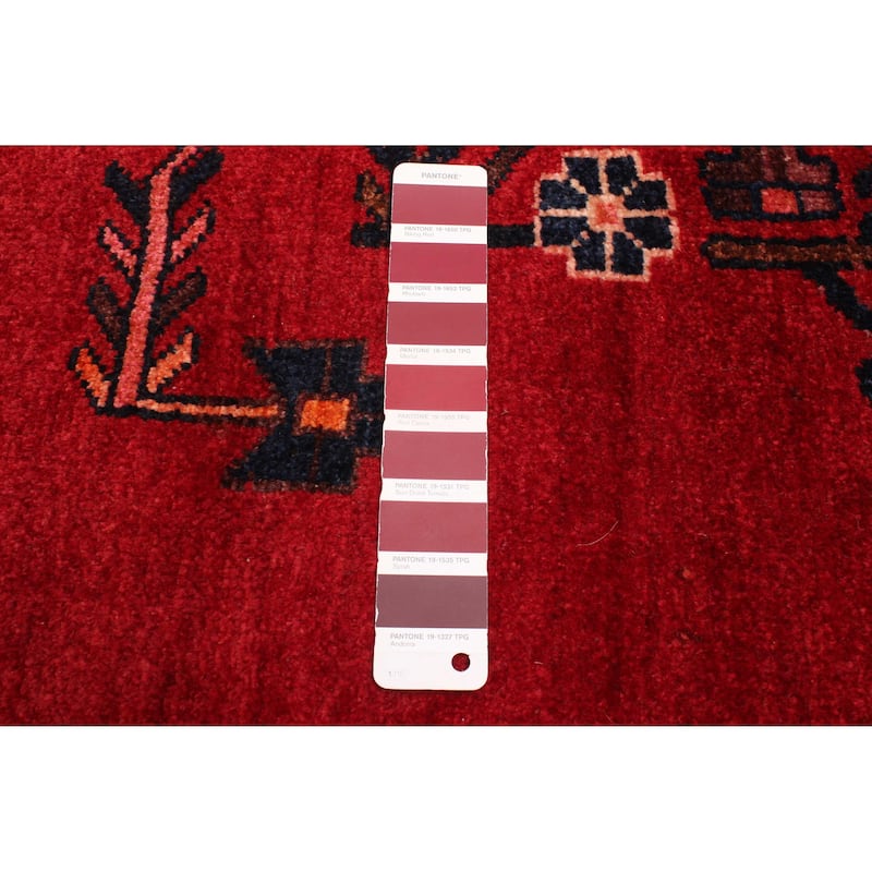 ECARPETGALLERY Hand-knotted Konya Anatolian Red Wool Rug - 4'9 x 8'0