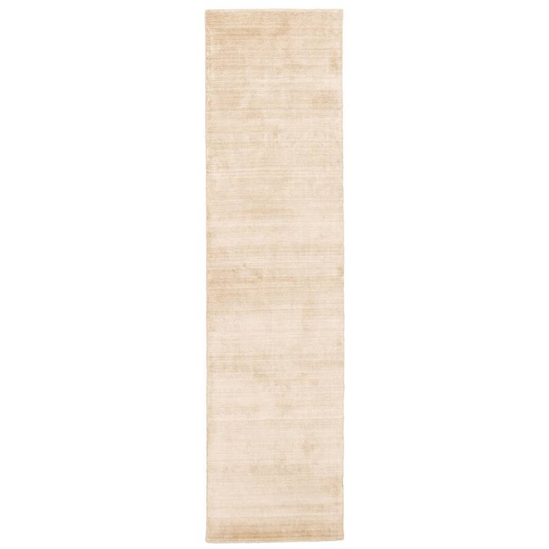 ECARPETGALLERY Hand-knotted Kashkuli Gabbeh Beige Wool Rug - 2'7 x 10'0 - Beige - 2'7 x 10'0