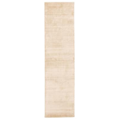 ECARPETGALLERY Hand-knotted Kashkuli Gabbeh Beige Wool Rug - 2'7 x 10'0