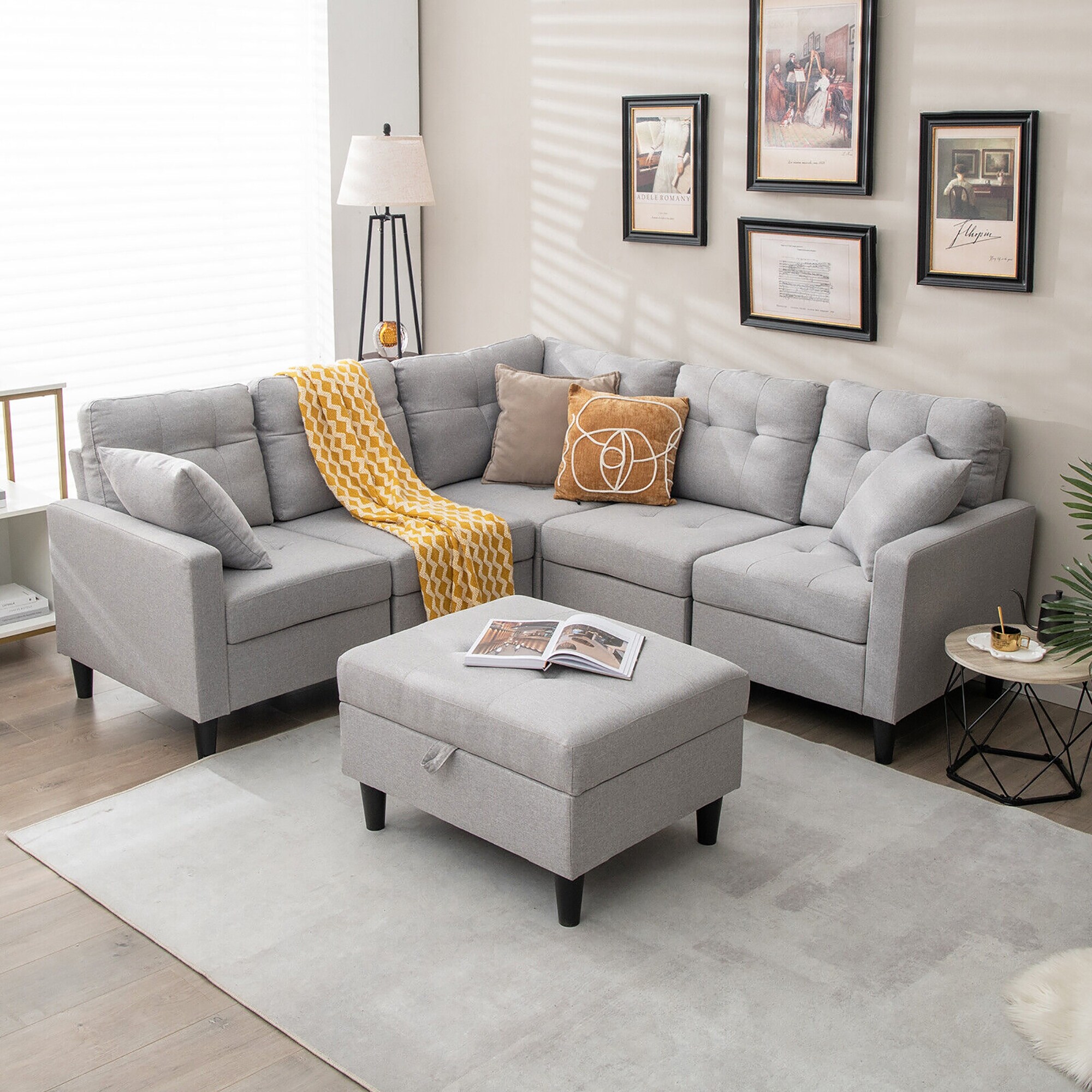 gymterior Shape Sofa 八角形 グレー gymterior Shape Sofa 八角形