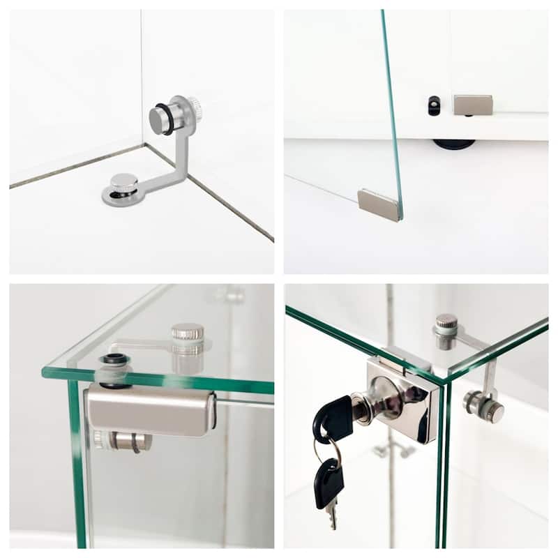 Tempered Glass Display Cabinet,Storage Cabinet,File Cabinet,with LED