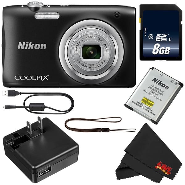 Memory Cards SDHC 2 Pack Nikon Coolpix S1100 pj Digital Camera Memory Card 2 x 8GB Secure Digital High Capacity
