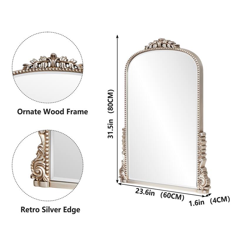 Baroque Arch Wall Mirror