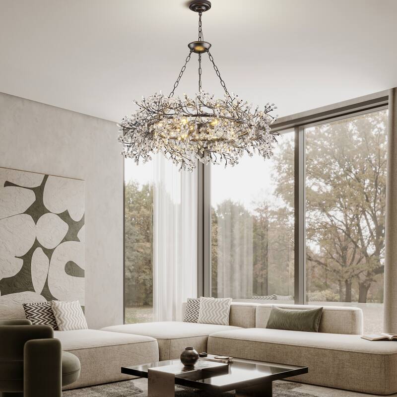 KAYLA D800/D1000/L1300 Tree Branch Chandelier Dining Pendant - Copper Color