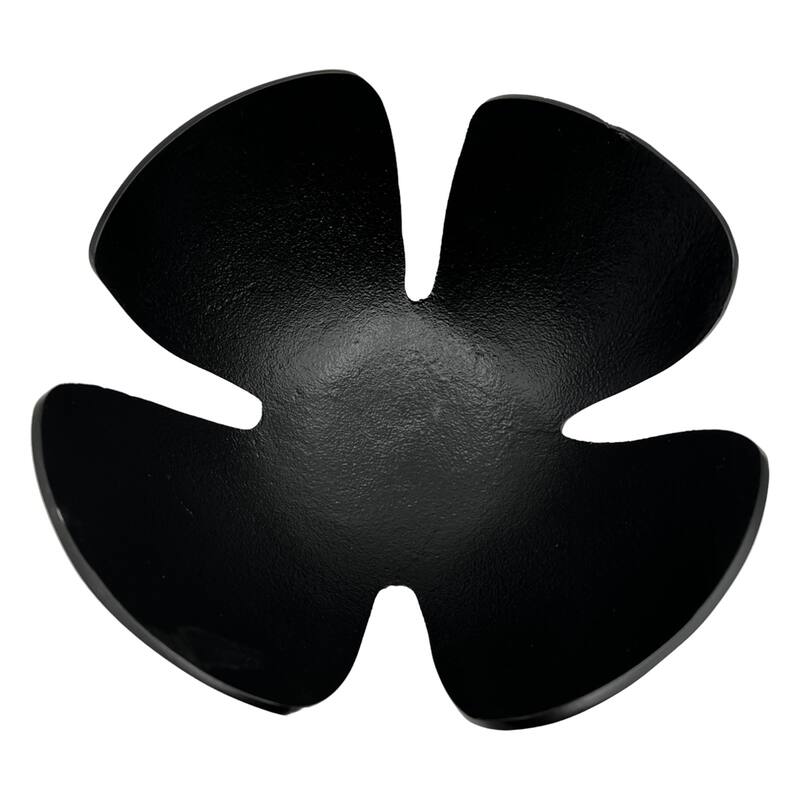 9 Inch Wide Decorative Handmade Aluminum Clover Leaf Bowl - 9 x 9 x 4 in