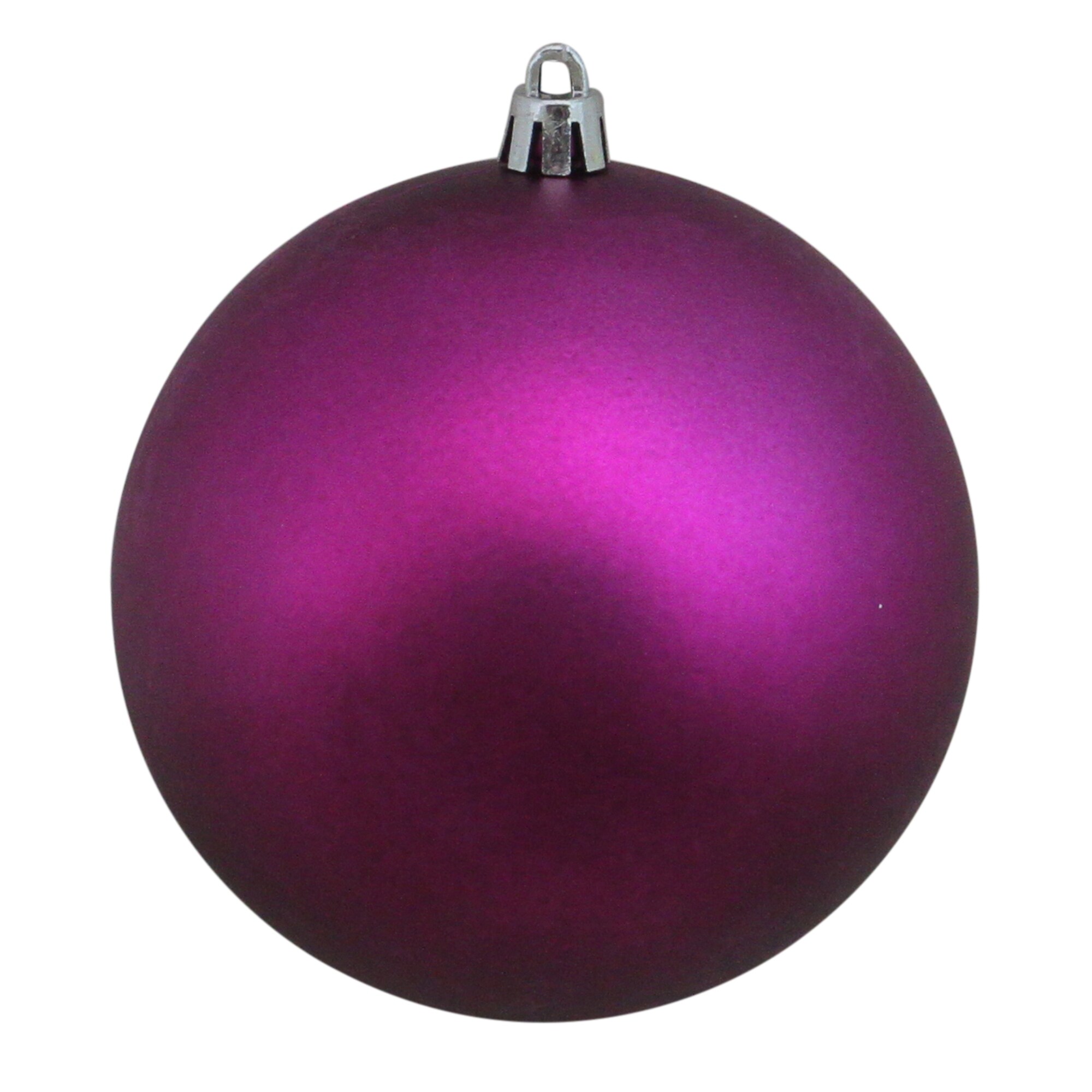 Shop Matte Magenta Purple Shatterproof Christmas Ball Ornament 4