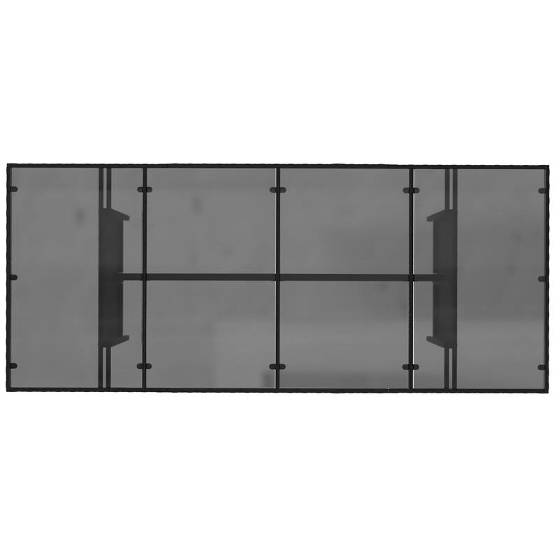 Outdoor Dining Table with UV-Resistant Material
