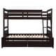 preview thumbnail 9 of 14, Twin-Over-Full Bunk Bed with Storage - Max Space, Versatile, Solid Pine, Safe Design for Family