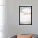 preview thumbnail 3 of 7, iCanvas "Sports Ball - Baseball" by Susan Ball Framed