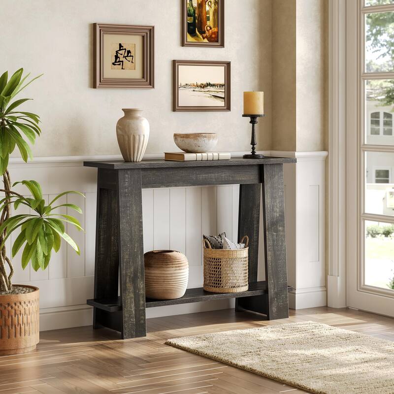 41.3-Inch Small Console Table Behind The Couch for Living Room, Hallway, Entrance