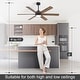 preview thumbnail 188 of 193, 42/48/52/56/60/65-IN LED Ceiling Fan with Light Kit and Remote(5/6/7/8-Blade)