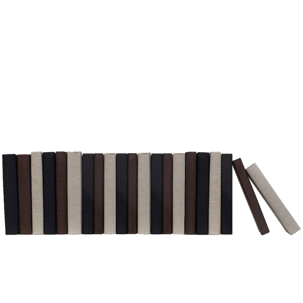 Books Brown Decorative Accessories: Onyx & Brown Linen Color By The Foot