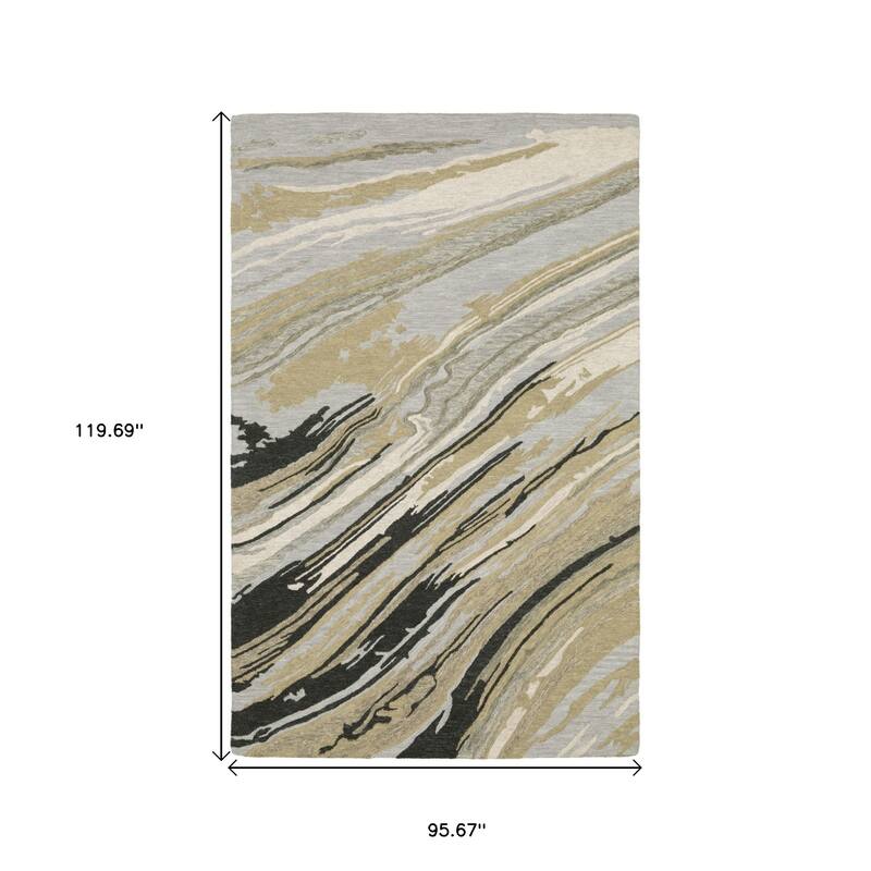 HomeRootsAbstract Modern Rectangle Area Rug