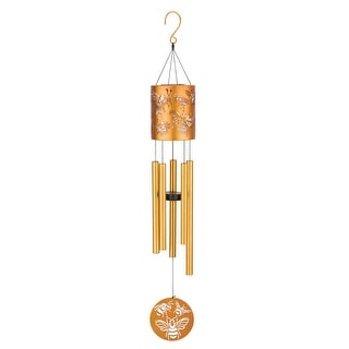 Garden Solar Chime 35" - Bee