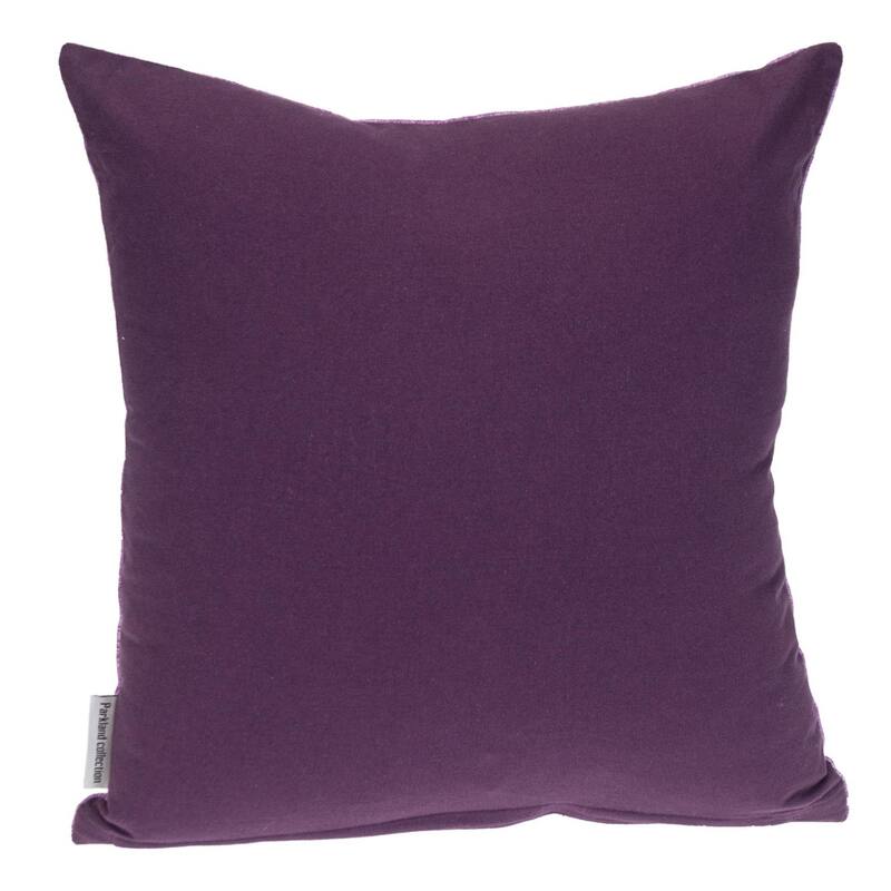 Woven Square Throw Pillow - 18" - Purple
