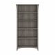 preview thumbnail 37 of 40, Bush Furniture Salinas Tall 5 Shelf Bookcase with Adjustable Shelves