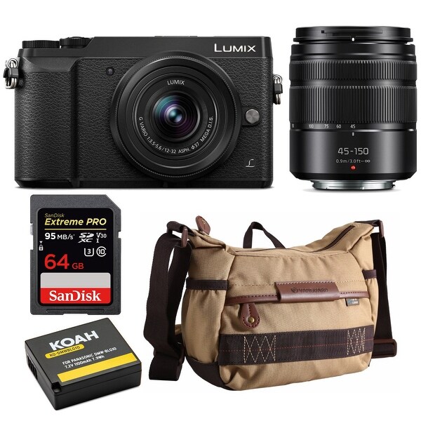 Shop Panasonic Lumix GX85 Camera with 12-32mm and 45-150mm Lenses Bundle - Free Shipping Today 