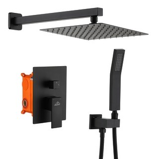 2-Function 10-In Wall Mounted Shower System - Bed Bath & Beyond - 37216053