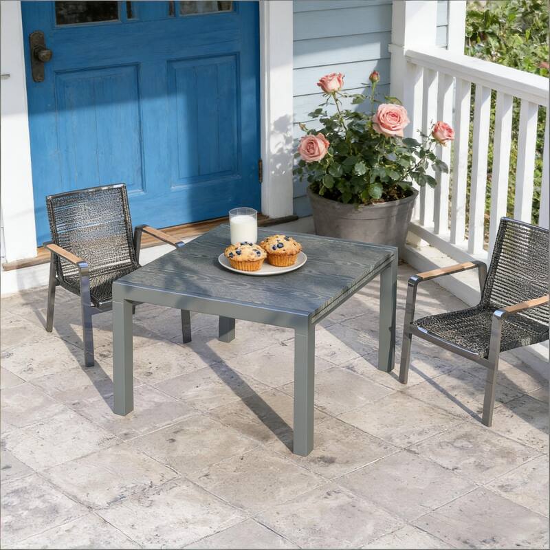 GDFStudio - Orion Extendable Outdoor Dining Table for Versatile Patio Entertaining(Only table) - Rectangle