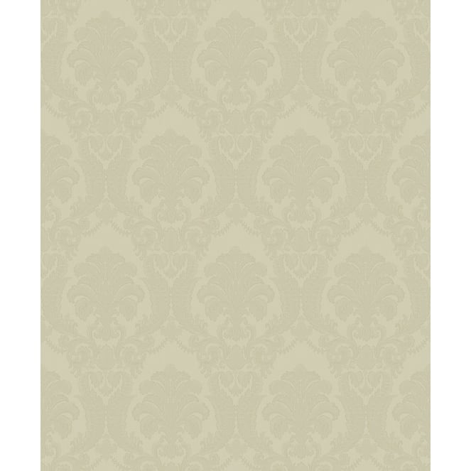 Sirpi Renatta Gold Damask Wallpaper - 20.9 x 396 x 0.025