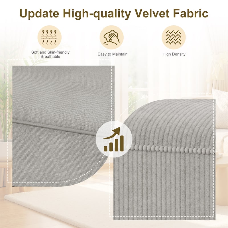 Futzca 48" Modern Loveseat Sofa