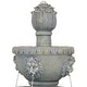 preview thumbnail 7 of 12, 4-Tier Lion Head Outdoor Water Fountain Backyard Patio Feature - 53"
