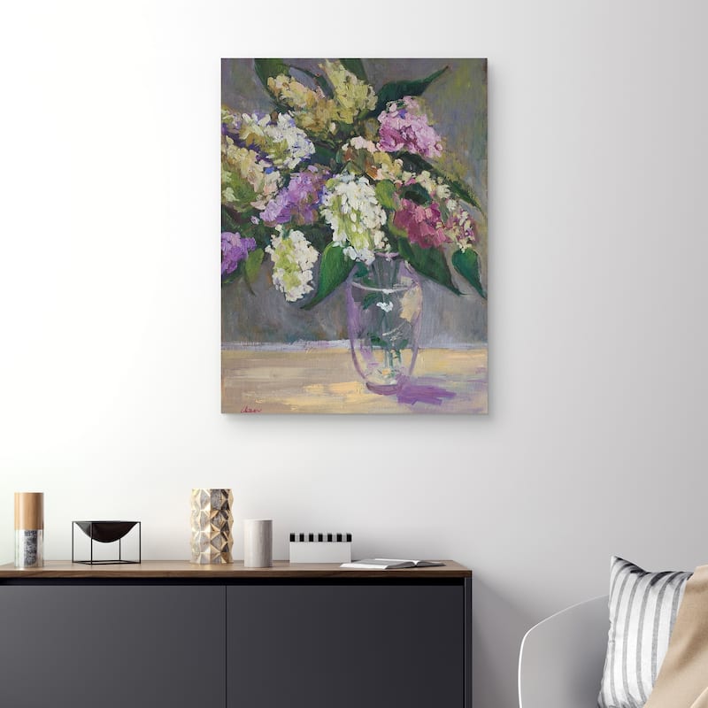 Millies Lilacs by Alexi Fine Canvas Art Print